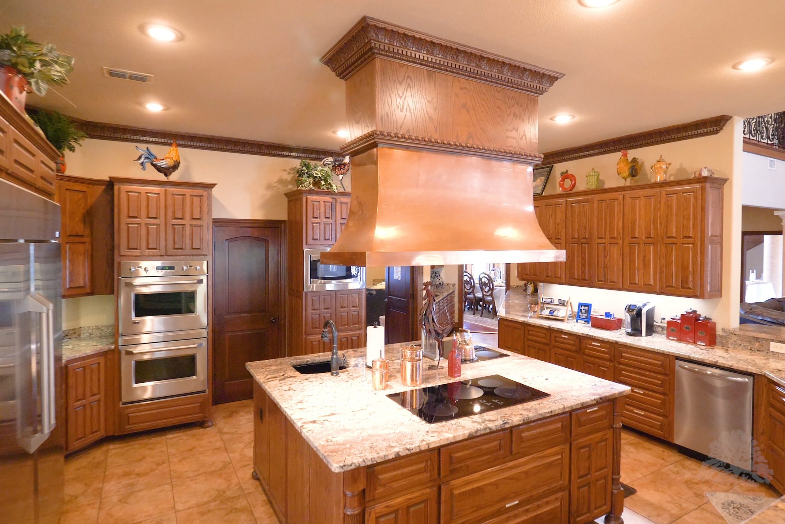 Chef kitchen at Rusted Oaks Estate